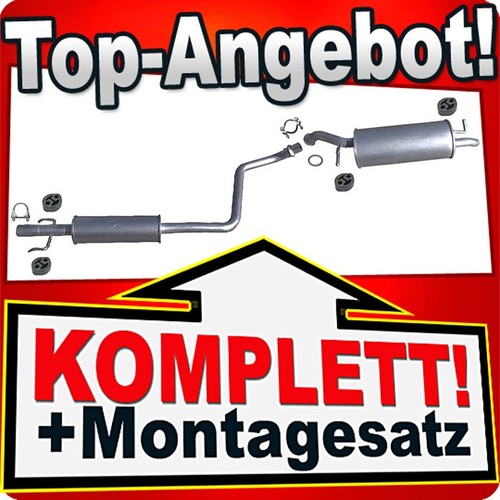 Auspuff für toyota yaris - auspuff,