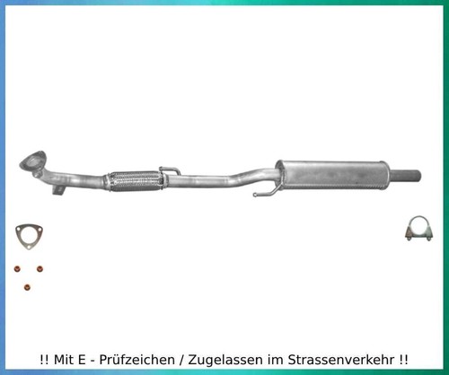 Mittelschalldämpfer skoda - mittelschalldämpfer,