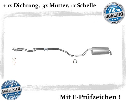 Auspuffanlage für opel corsa - opel,