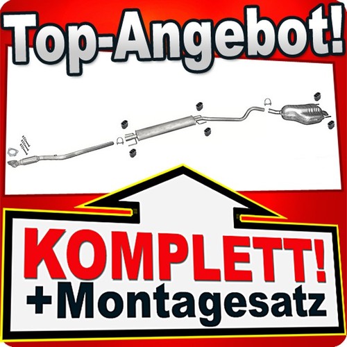 Auspuff für opel astra 6 - auspuff,