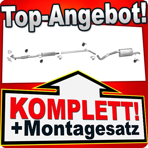 Auspuff für polo - auspuff, 1.2