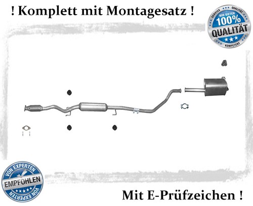 Auspuffanlage für hyundai i10 - auspuffanlage,