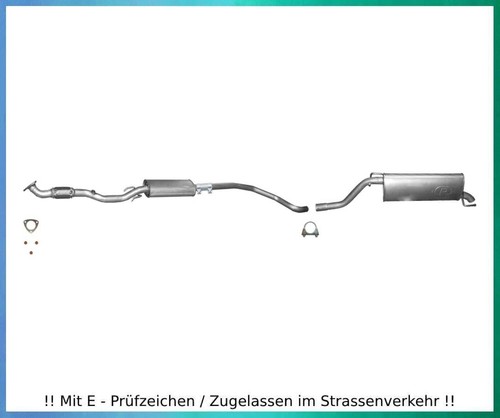 Auspuffanlage für opel - für,