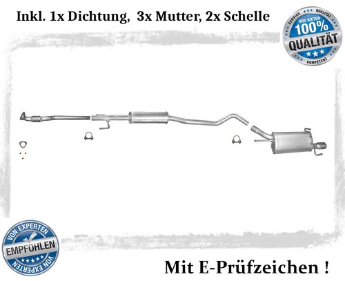 Auspuffanlage für opel - für,