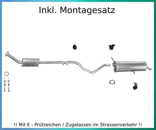 Auspuffanlage für peugeot 307 - für,