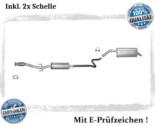 Auspuffanlage für peugeot 207 - für,