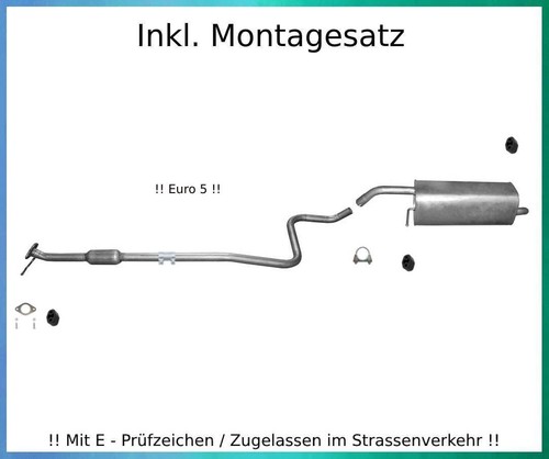 Auspuff für ford fiesta mk6 - auspuff,