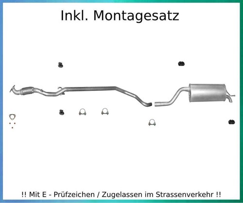 Auspuffanlage kat opel - auspuffanlage, ab