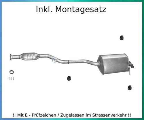 Auspuffanlage für mercedes - für,