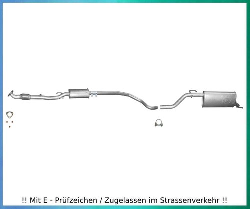 Auspuffanlage für opel - für, corsa