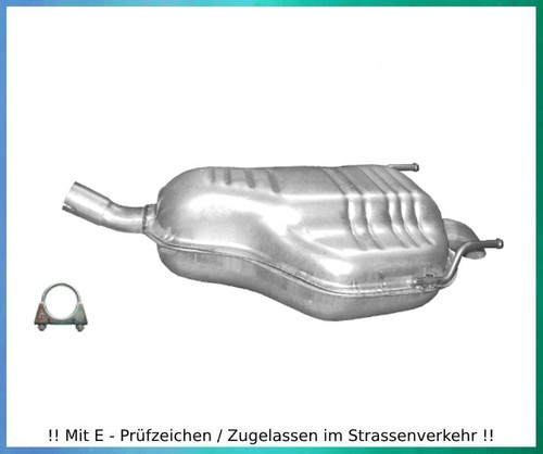 Endschalldämpfer opel zafira - endschalldämpfer,