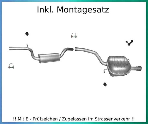 Auspuffanlage für passat - vw,