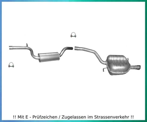 Auspuffanlage für passat - für, vw