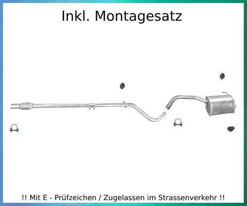 Auspuffanlage für ford - auspuffanlage, ka