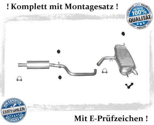 Auspuffanlage für golf 5 - v,