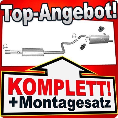 Auspuff für mitsubishi colt - auspuff,
