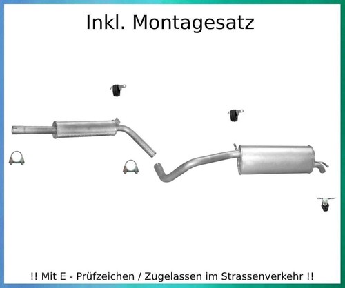Auspuffanlage für skoda fabia - auspuffanlage,